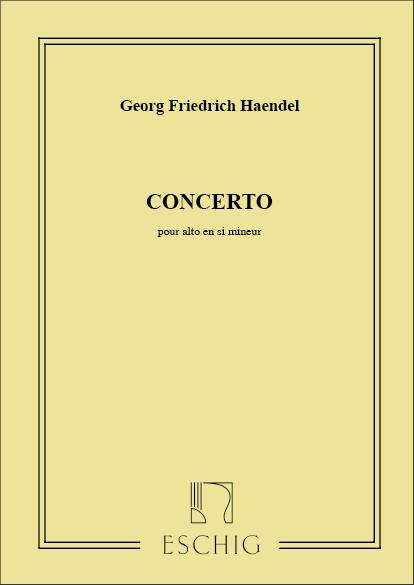 Concerto Pour Alto En Si Mineur Parts Viola